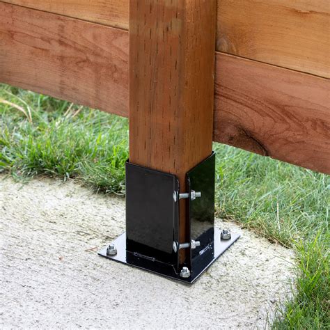 4x4 post metal brackets|4x4 wood post mounting bracket.